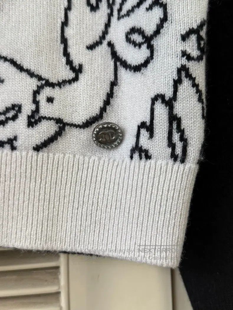 Other Chanel Black and white peace dove knitted sweater Size XXS / US 00 / IT 34 - 6 Thumbnail
