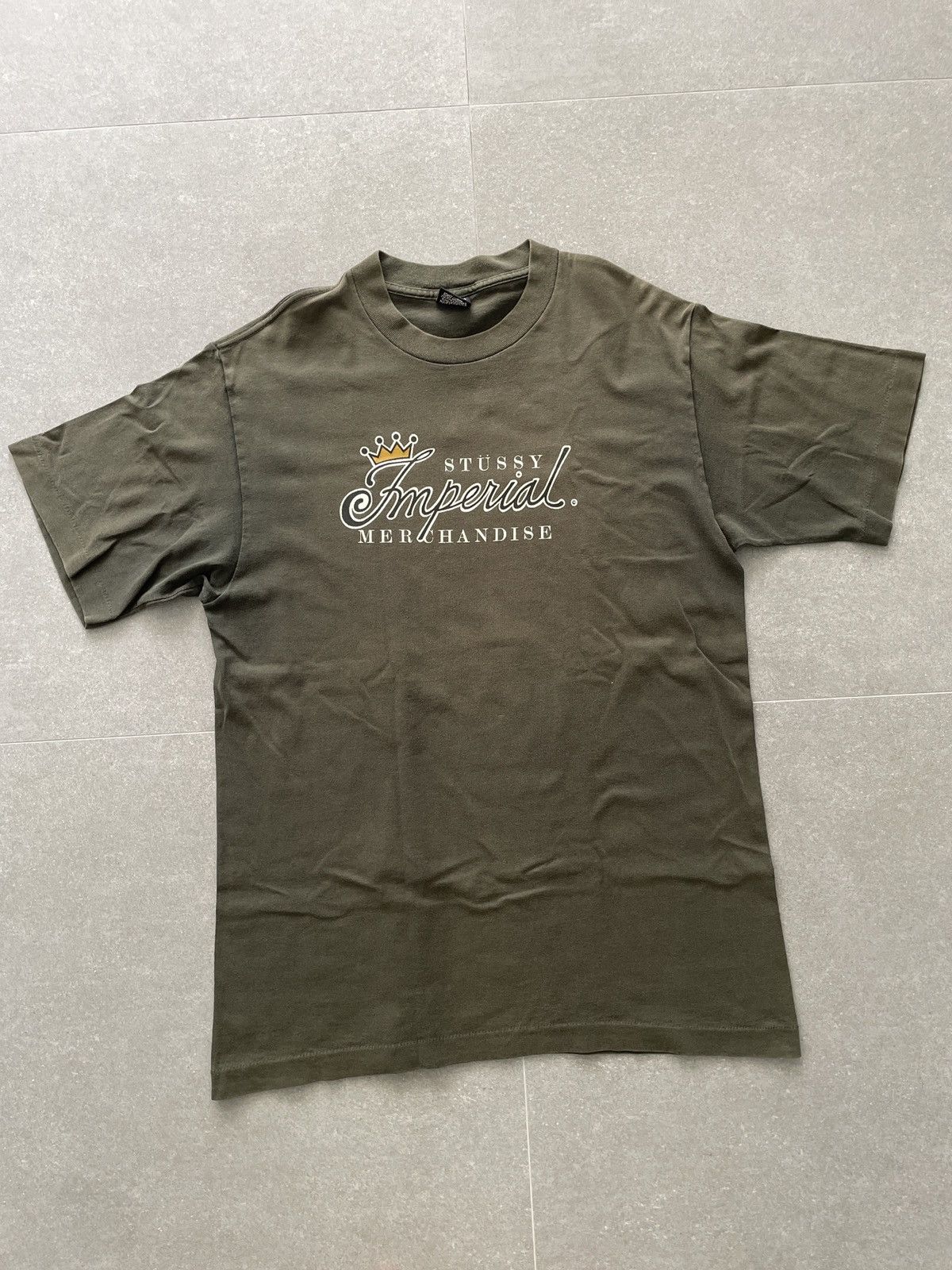 Vintage Vintage Stussy Tee “Imperial Merchandise” | Grailed