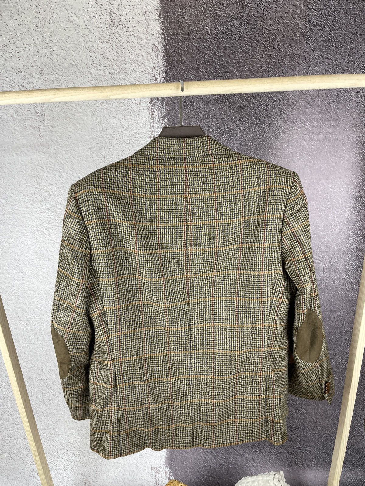 Burberry Burberry London luxury wool tweed Houndstooth blazer size 26 Size 46R - 12 Thumbnail