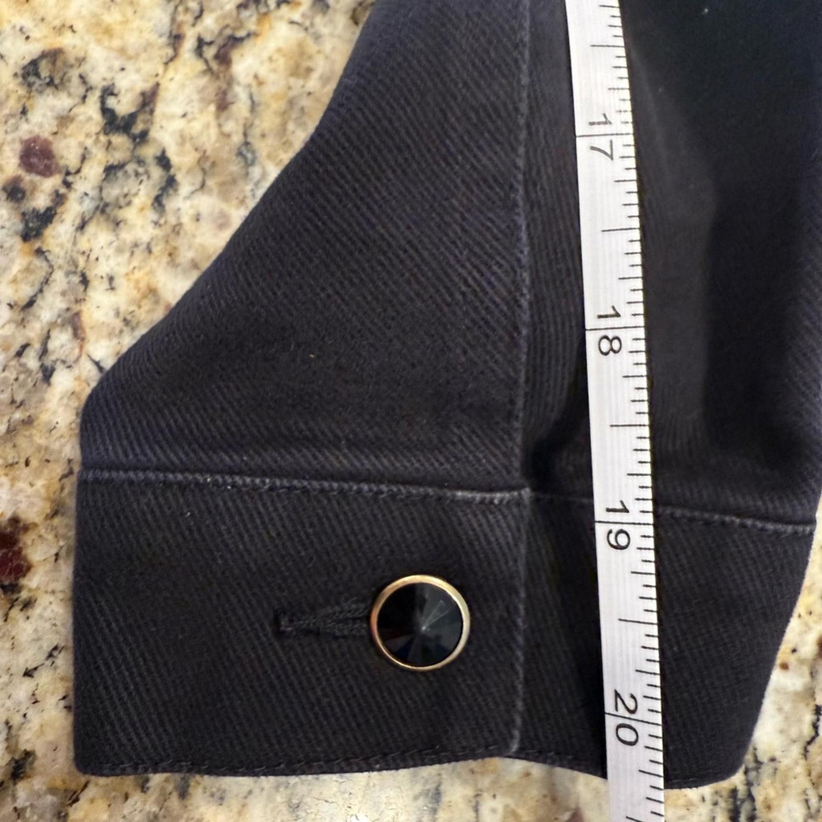 Other Laura Ashley black denim jacket jewel embellished SZ M Size M / US 6-8 / IT 42-44 - 9 Thumbnail