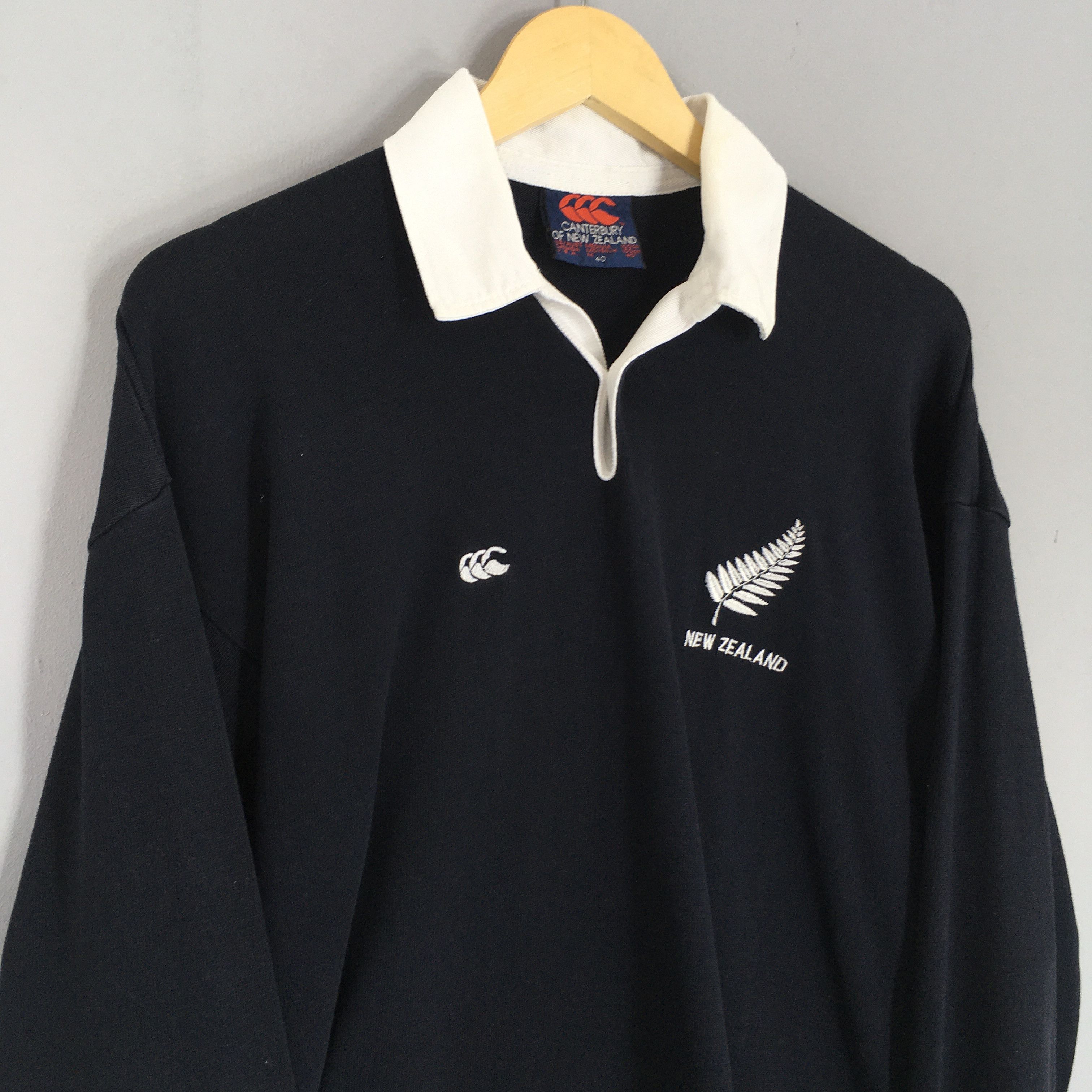 Canterbury of New Zealand Vintage Canterbury Of New Zealand All Blacks Rugby Shirt M Size US M / EU 48-50 / 2 - 3 Thumbnail