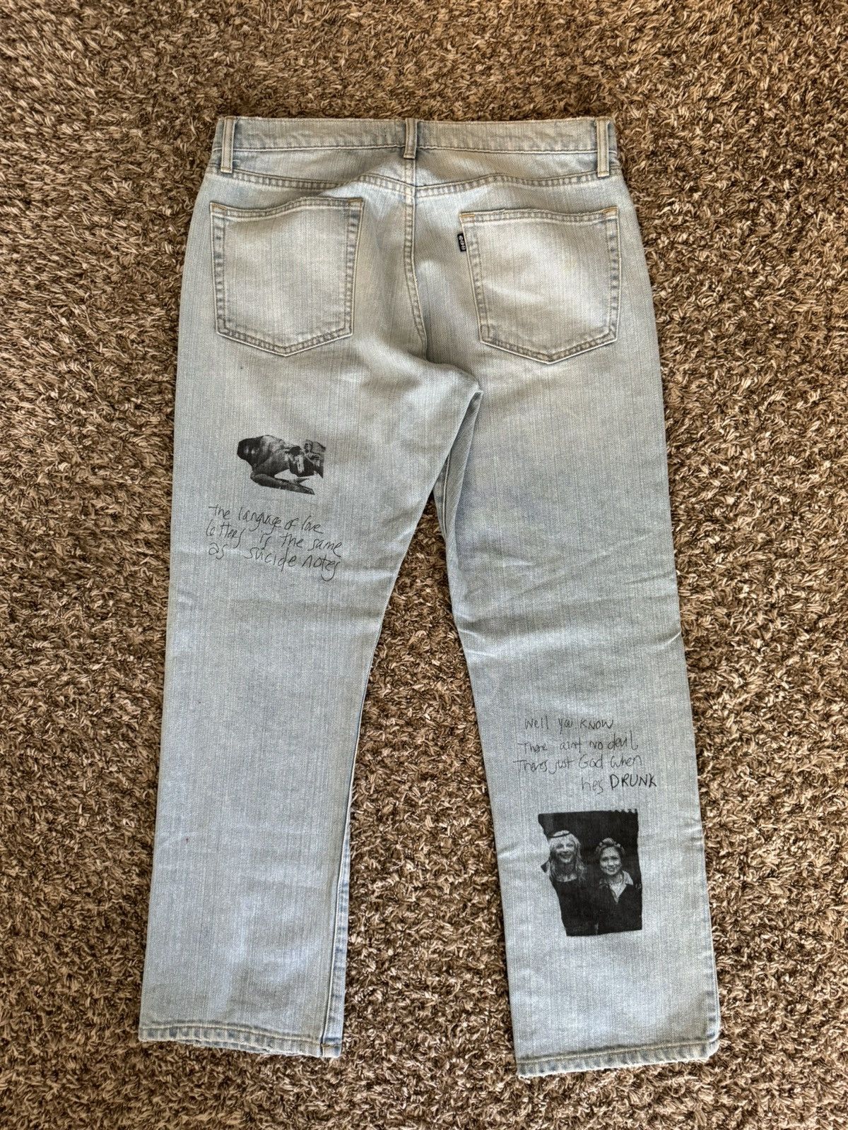 Midnight Studios MIDNIGHT STUDIOS DIRTY BLONDE DENIM Size US 34 / EU 50 - 2 Thumbnail