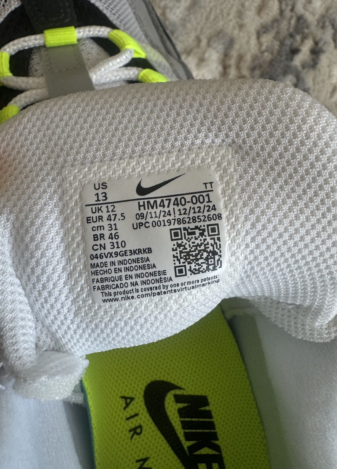 Nike Air Max 95 Néon Big Bubble 2025 Size US 13 / EU 46 - 7 Thumbnail