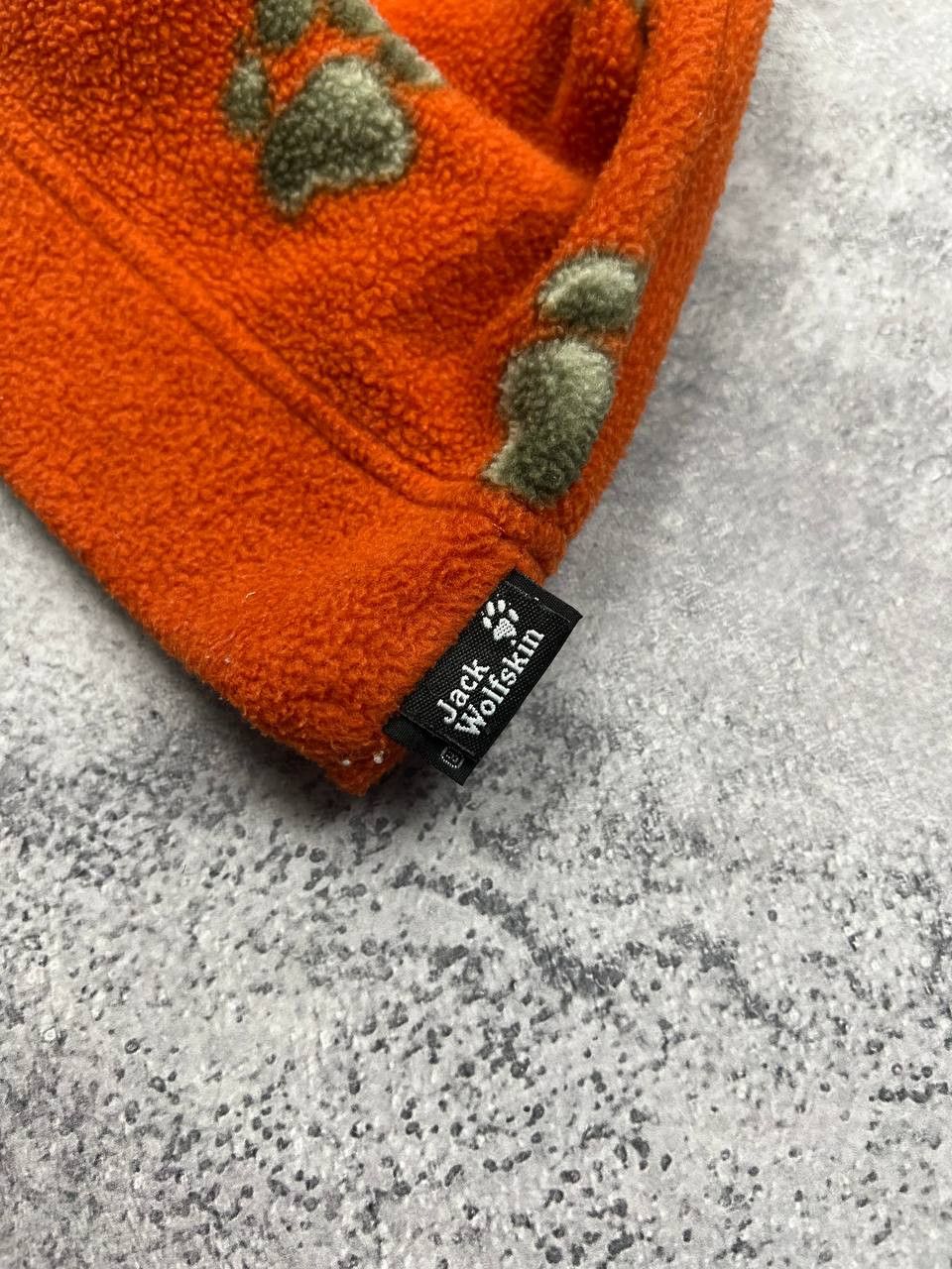 Jack Wolfskin Crazy Y2K Jack Wolfskin Fleece Monogram Raw Logo Hat Size ONE SIZE - 3 Thumbnail