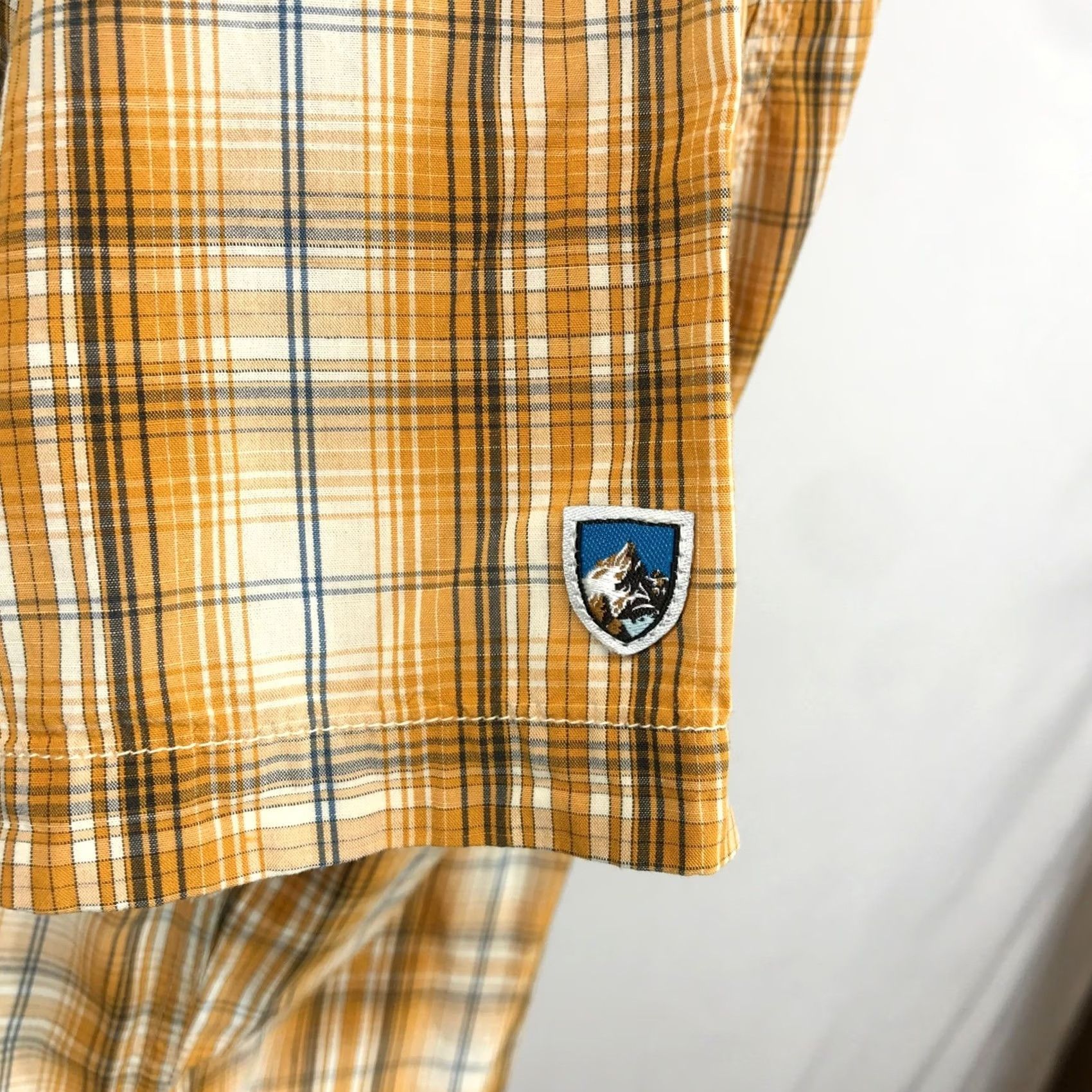 Vintage KUHL Mens Plaid Short Sleeve Button Up Shirt Outdoor Casual Button Down Top Size US M / EU 48-50 / 2 - 7 Thumbnail