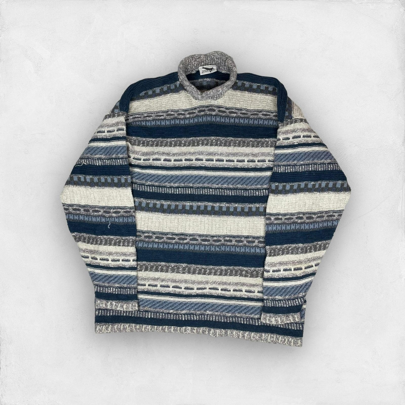 Other VTG Men's Multicolor Cotton Knit Sweater EURO 50 Size US M / EU 48-50 / 2 - 1 Thumbnail