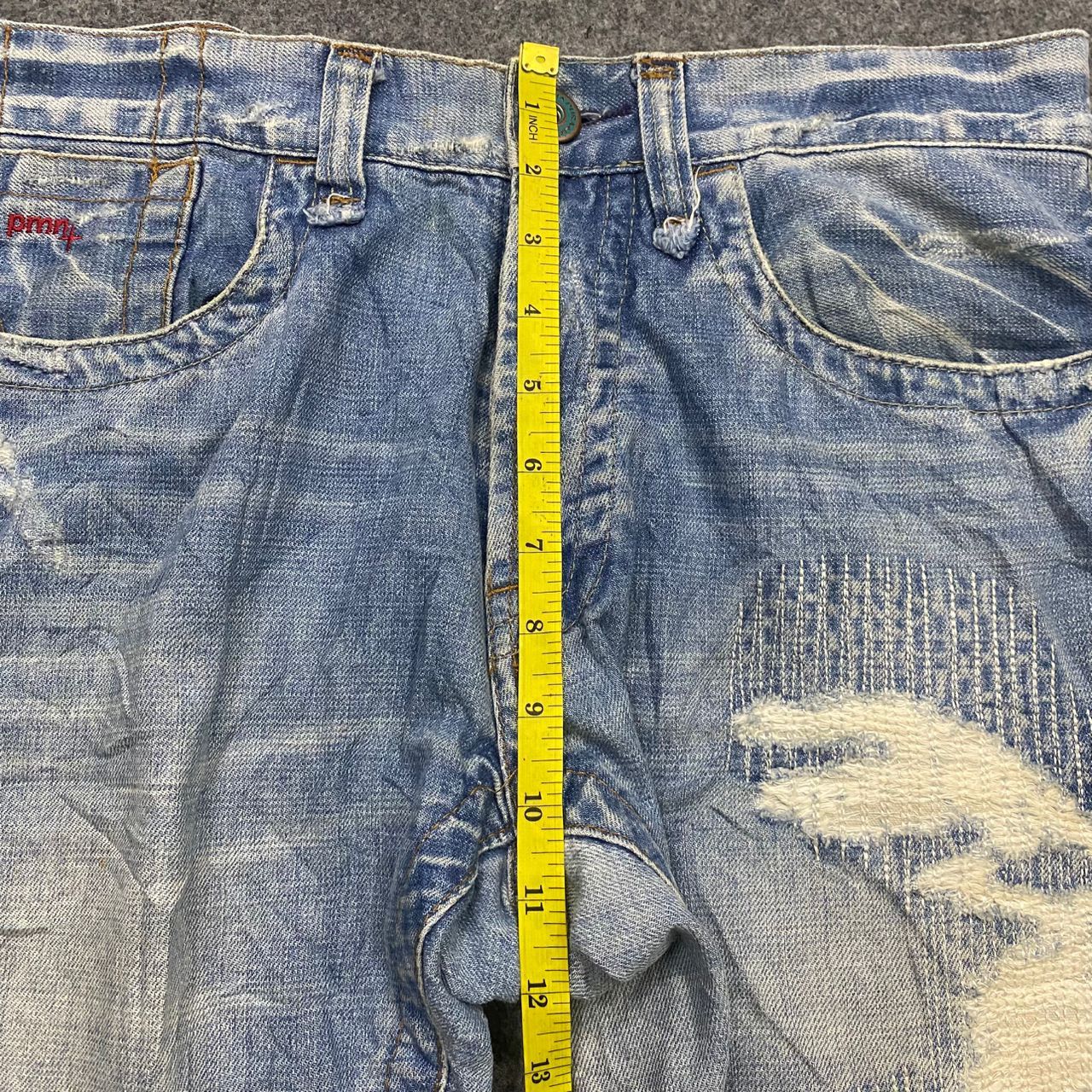 If Six Was Nine 💥Best Offer💥Vintage Pura mania Brazil Distressed Denim Size US 34 / EU 50 - 5 Thumbnail