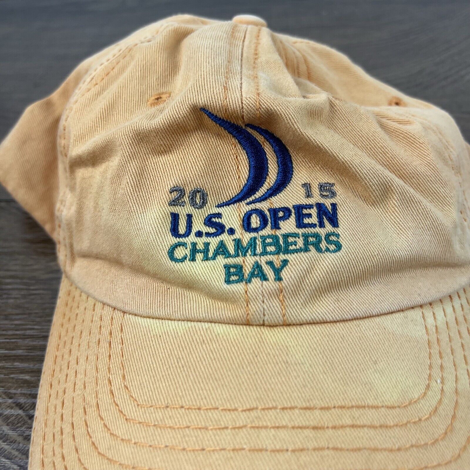 Other 2015 US Open Hat Chambers Bay Cap Orange Hat Adjustable Adul Size ONE SIZE - 6 Thumbnail
