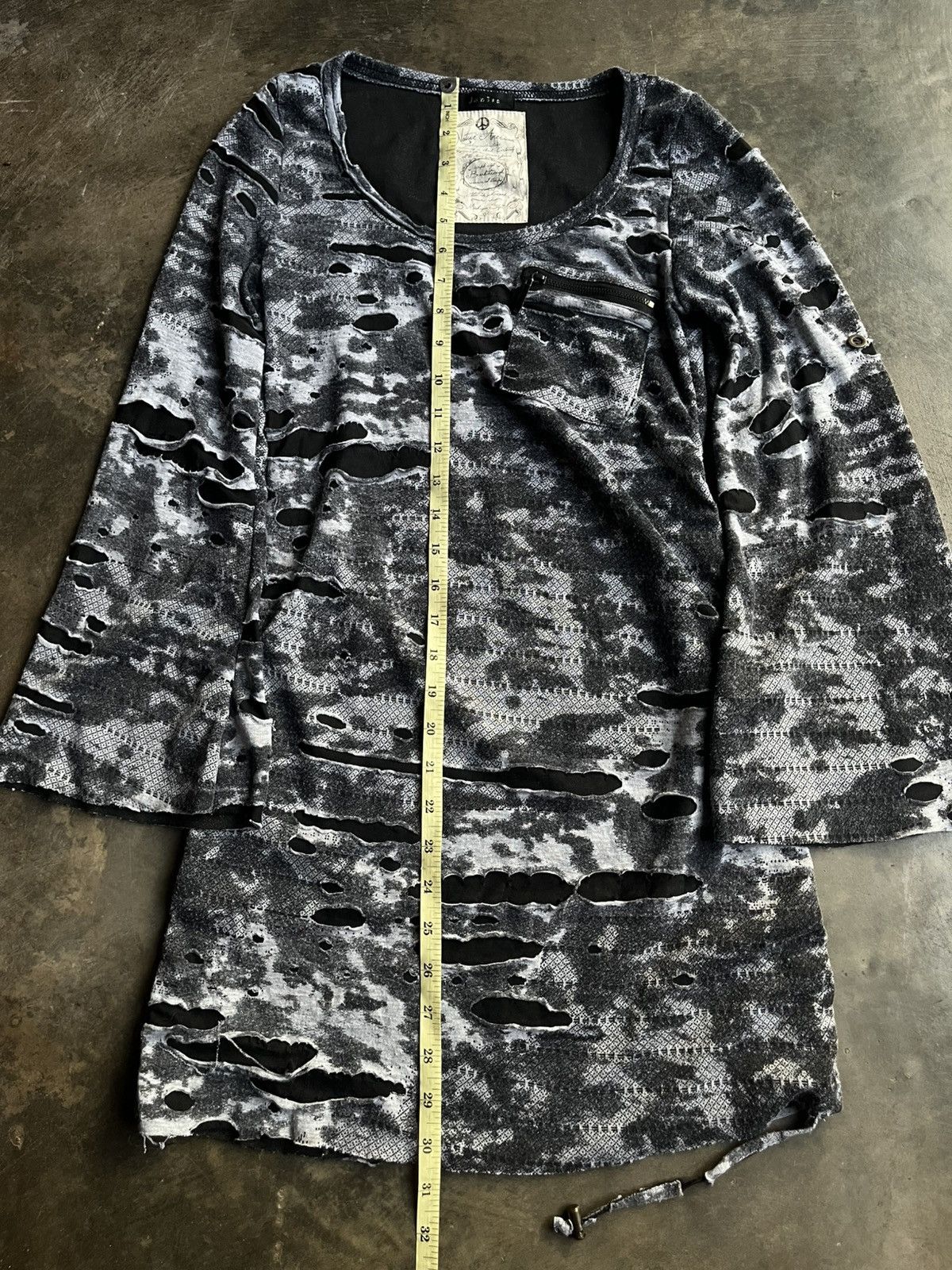 14th Addiction JAPANESE NATIVE AMERICAN DISTRESSED DRESS GOTHIC Y2K VKEI Size US M / EU 48-50 / 2 - 12 Thumbnail