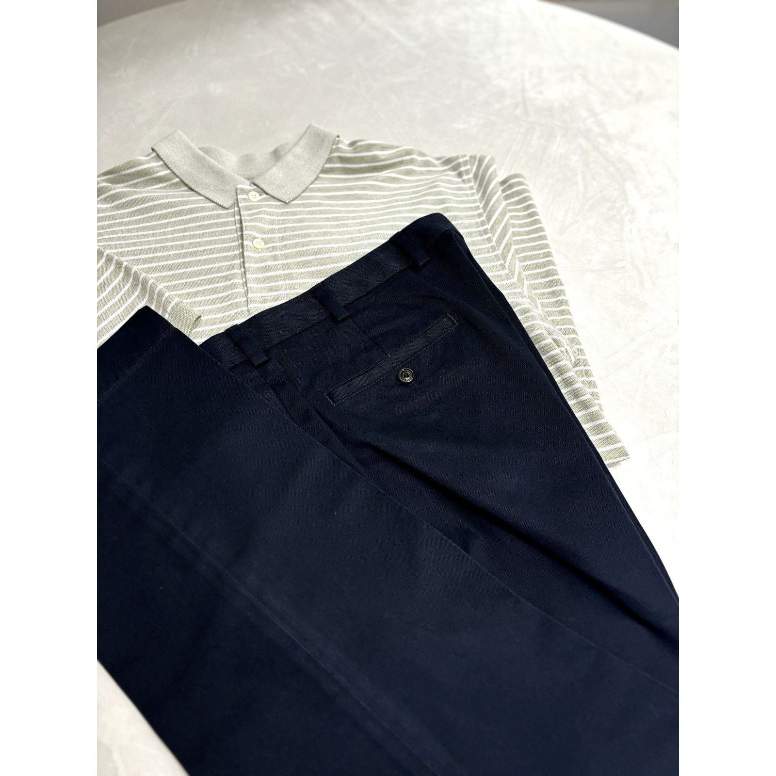 Brooks Brothers Brooks Brothers NWOT Set Men's Navy Jeans Size 37X30 & Size Size 36R - 8 Thumbnail
