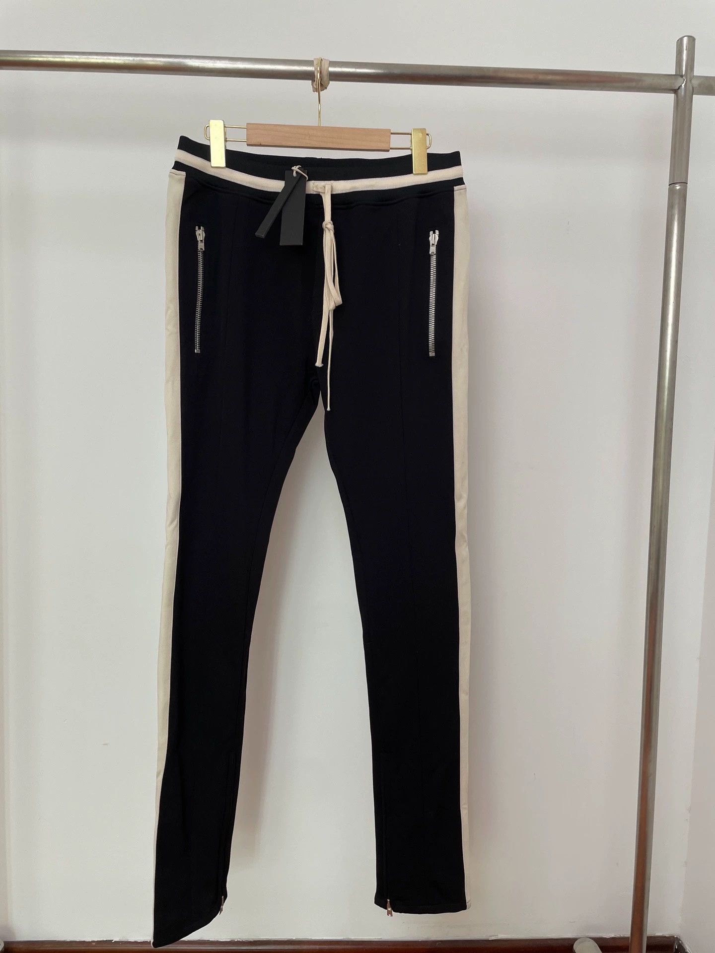 Fear of God FOG S5 Mainline Track Pants Black/White M Size US 32 / EU 48 - 1 Thumbnail