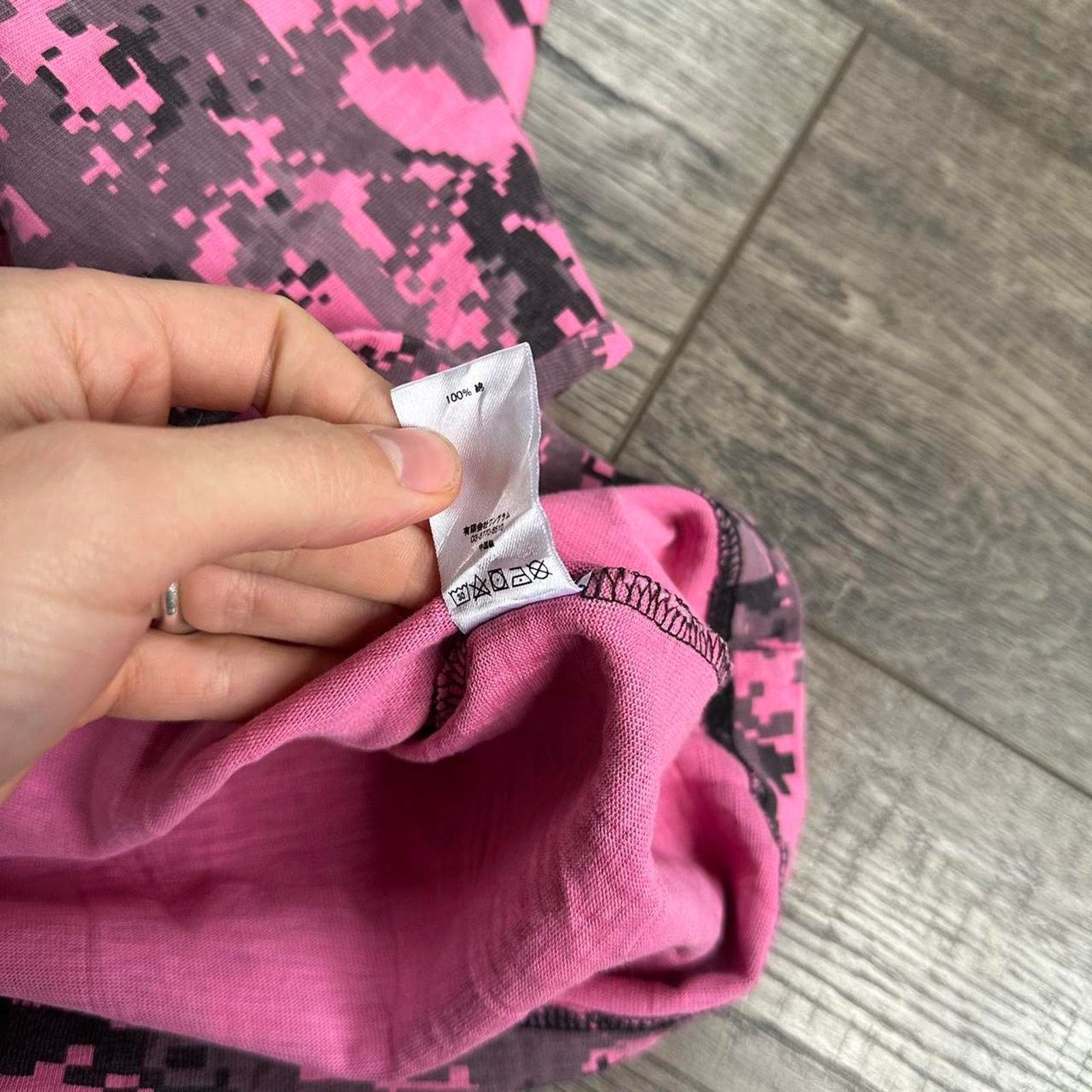 Supreme Pink Cotton Digi Camo SS17 Supreme Pocket Longsleeve Shirt Size US M / EU 48-50 / 2 - 7 Thumbnail