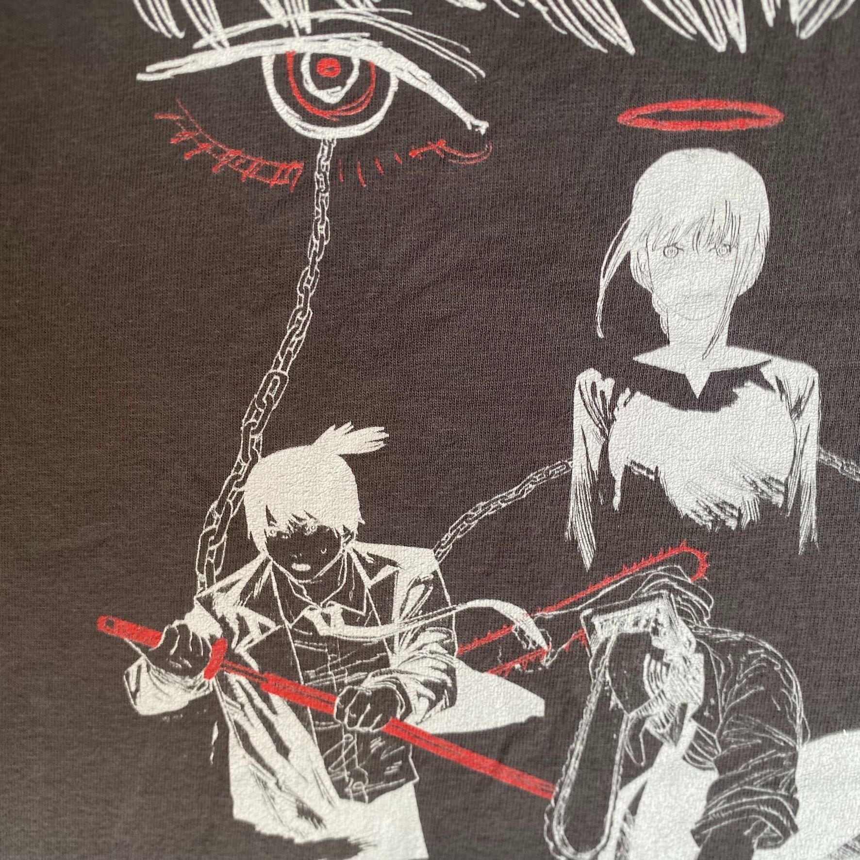 Japanese Brand Vintage Y2K Chainsaw Man Shirt Japan Anime Gun Devil Tee Size US M / EU 48-50 / 2 - 4 Thumbnail