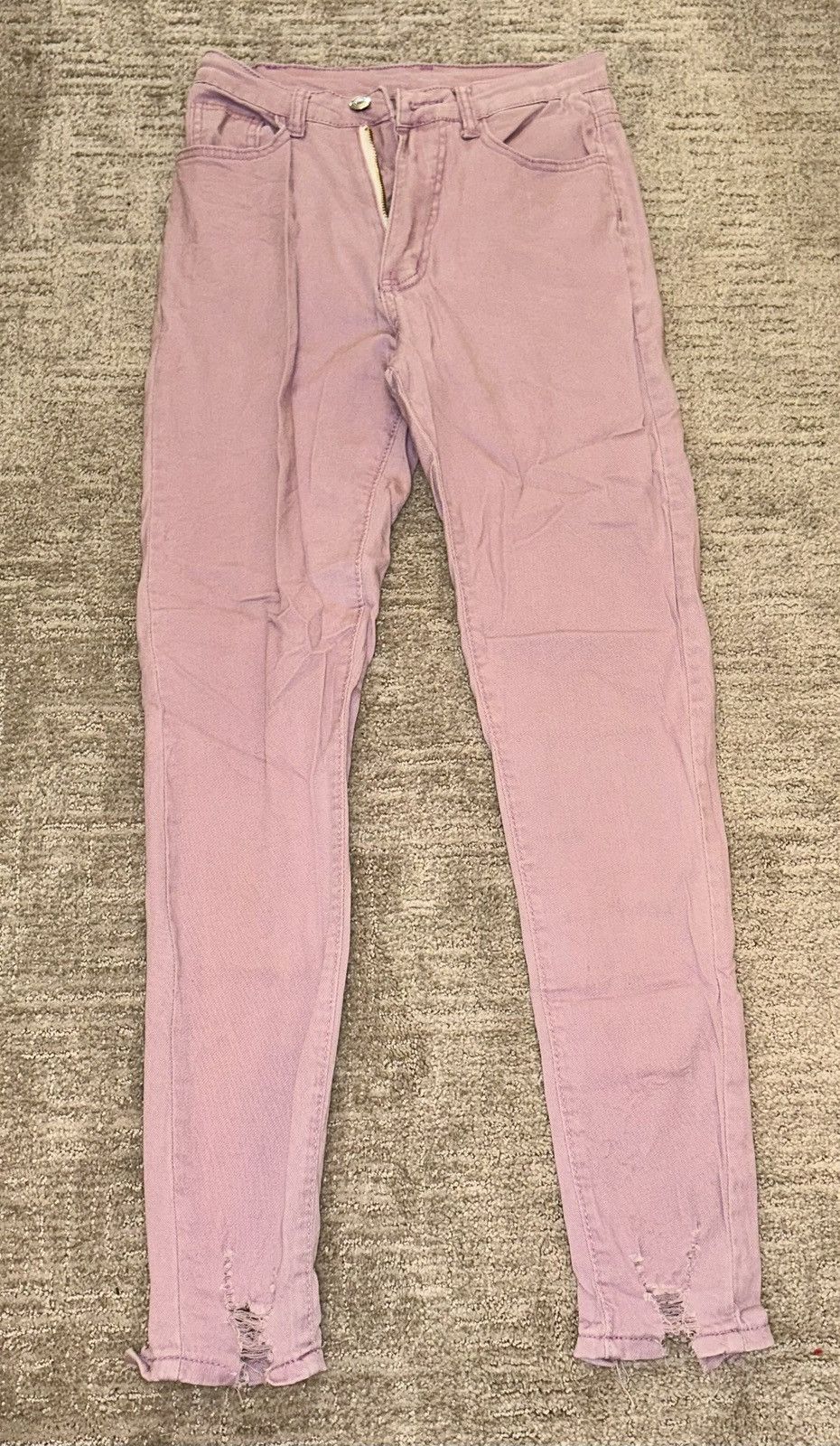 Shein Purple Shein skinny jeans Size 26" / US 2 / IT 38 - 2 Thumbnail