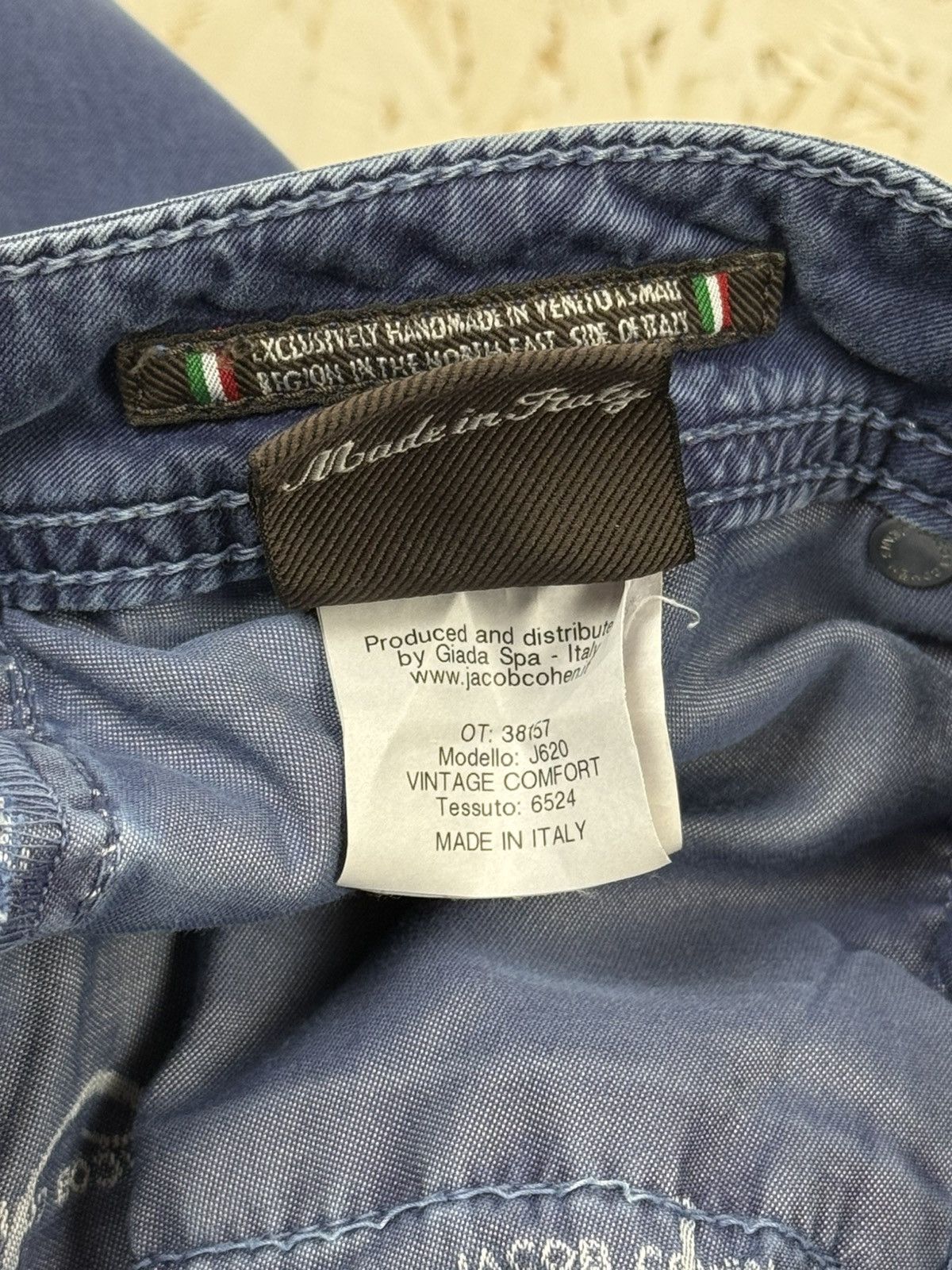 Jacob Cohen Jacob Cohen 620 Special J620 Pants In Blue Size 31 Size US 31 - 10 Thumbnail