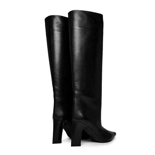 Balenciaga o1g2r1mq0924 Blade Heeled Boots in Black Size US 8.5 / IT 38.5 - 4 Thumbnail