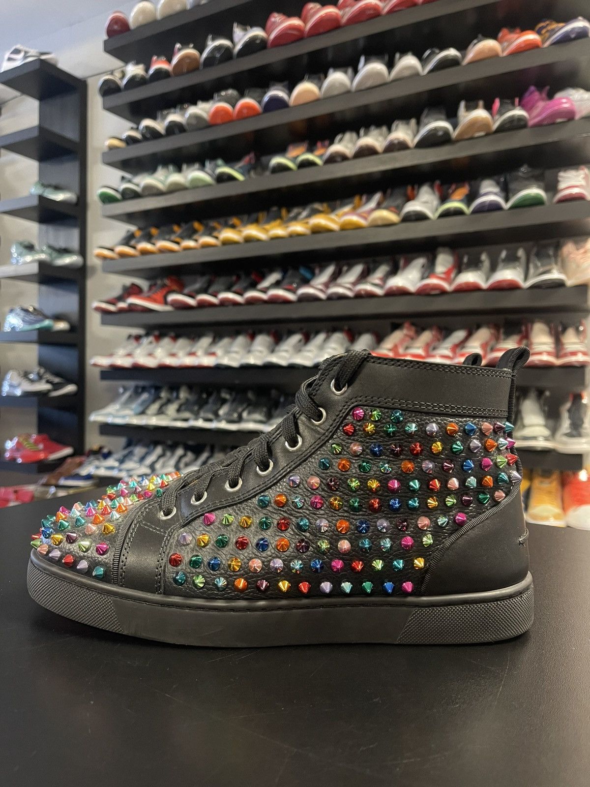 Christian Louboutin Size 8/41EU - Christian Louboutin Multi Color Spikes Size US 8 / EU 41 - 1 Thumbnail