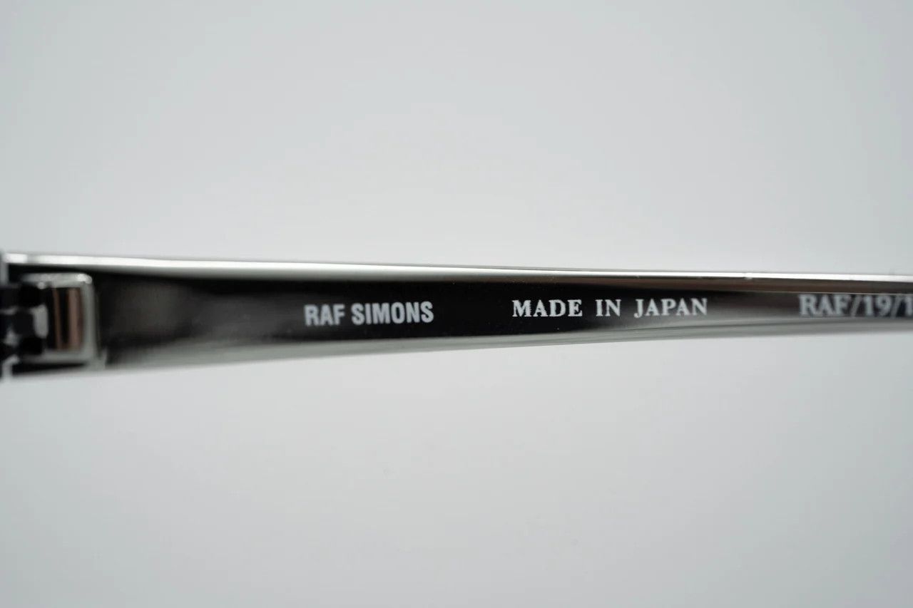 Raf Simons Raf Simons Sunglasses Rectangular Black Silver and Grey Size ONE SIZE - 6 Thumbnail