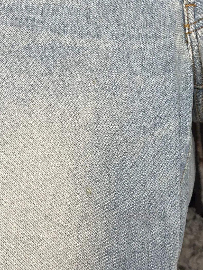 Amiri Amiri White leather patched denim jeans Size US 31 - 6 Thumbnail