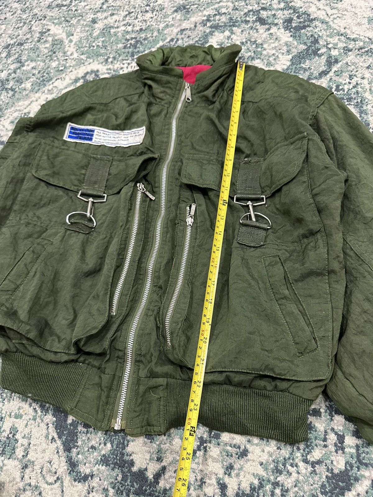Gear for Sports Vintage 1998 Skyline Racing Tean Nissan GTR Cargo Bomber Size US XL / EU 56 / 4 - 9 Thumbnail