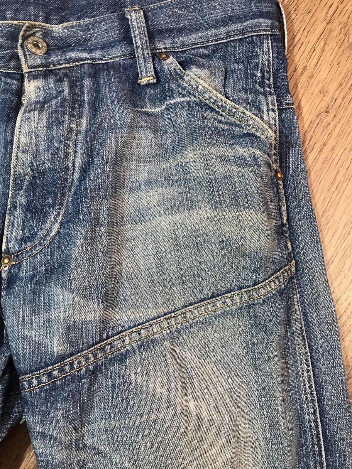 G-Star × Vintage Vintage G Star Raw distressed denim pants jeans Size US 33 - 5 Thumbnail