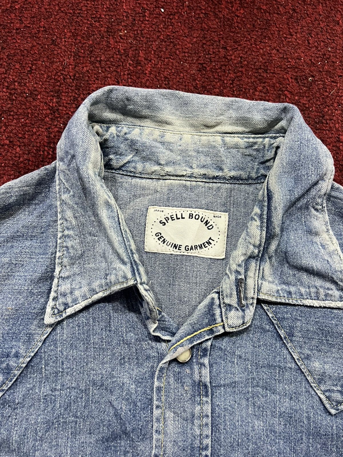 Spellbound Spellbound Pearl Snap Vintage Denim Western Wear Size US M / EU 48-50 / 2 - 2 Thumbnail