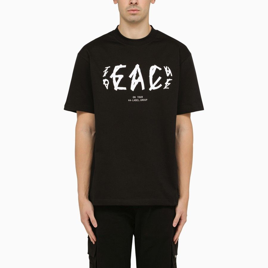 image of 44 Label Group O1D2Blof0124 T-Shirt In Black, Men's (Size Small)