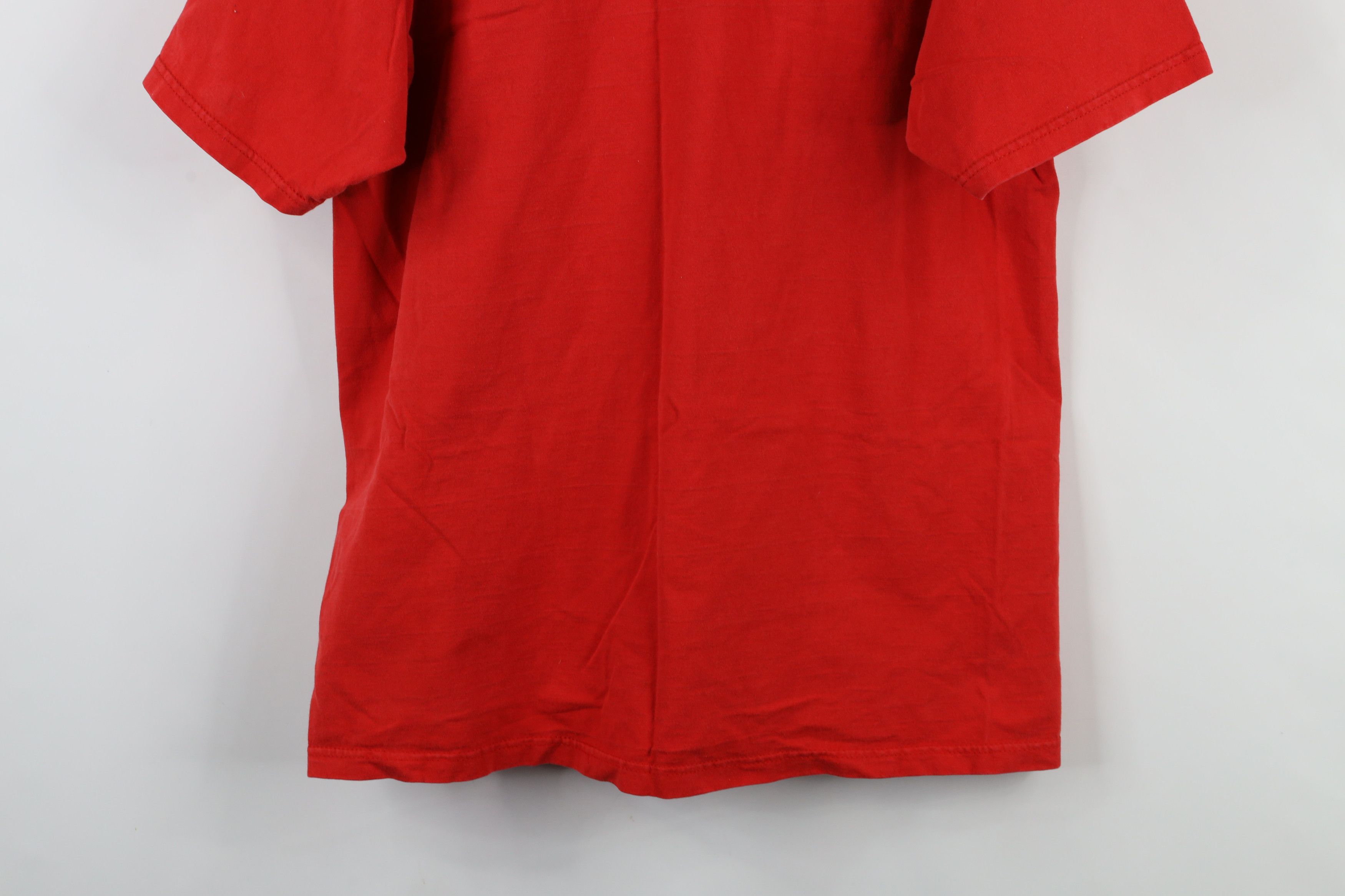 Vintage Vintage 90s Ohio State University Football T-Shirt Red Size US L / EU 52-54 / 3 - 12 Thumbnail