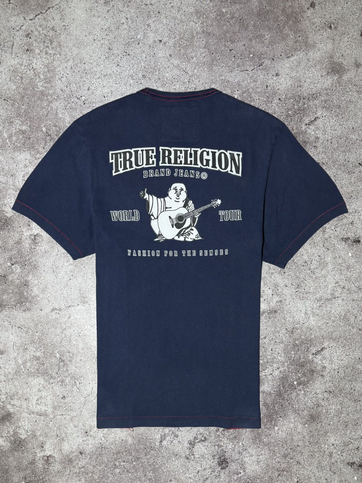 Japanese Brand × True Religion × Vintage True Religion Vintage Japanese Streetwear big logo T-shirt Size US L / EU 52-54 / 3 - 1 Thumbnail