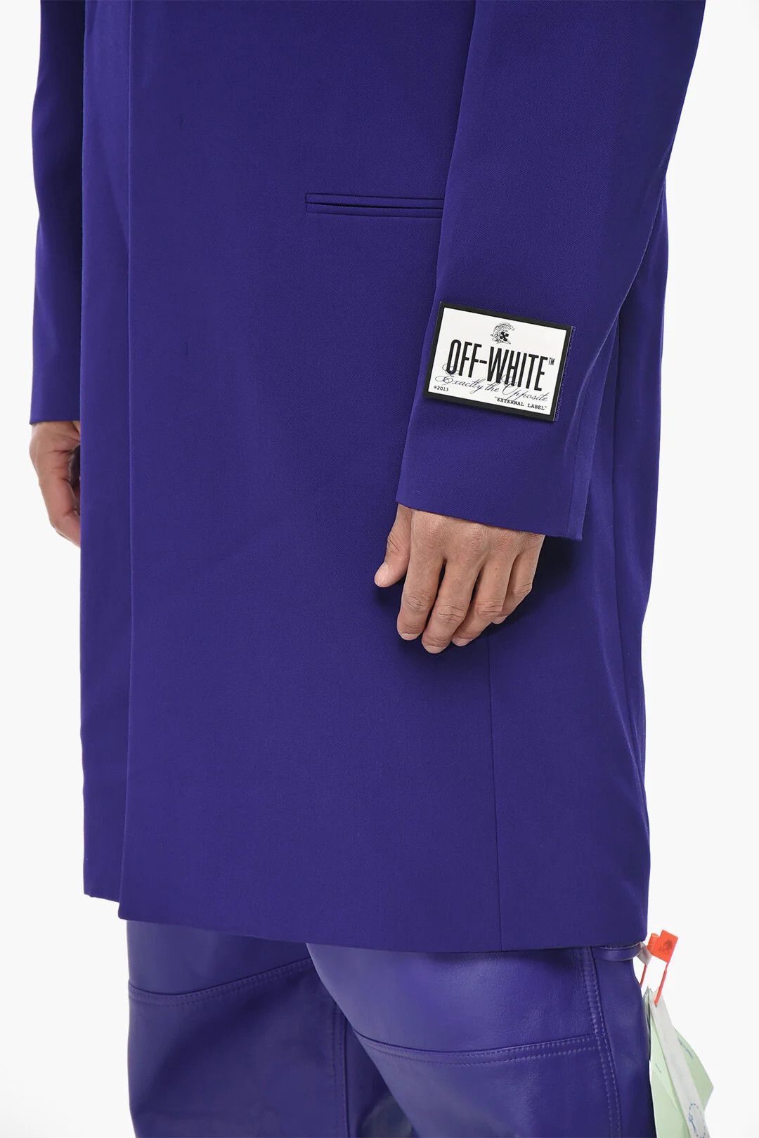 Off-White og1mm0426 Wool Coat in Purple Size US M / EU 48-50 / 2 - 3 Thumbnail