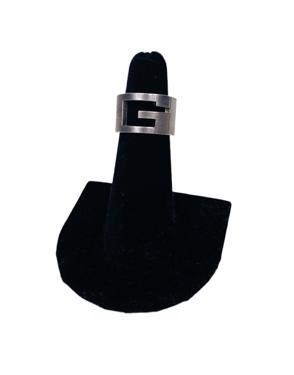 Gucci .925 Silver G Ring size IT 8