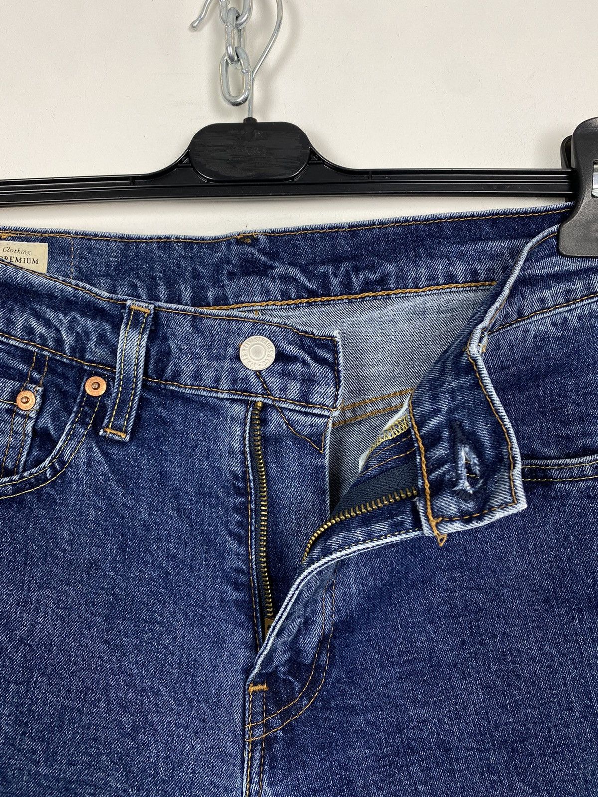Levi's Levi’s Premium 502 W31 L30 Big E Denim Jeans Blue Size US 31 - 8 Thumbnail