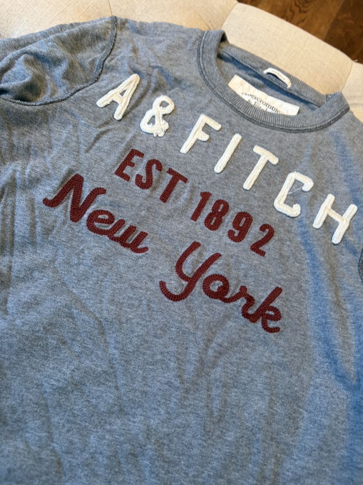 Aeropostale Vintage 00s y2k mallcore Abercrombie & Fitch pacth Crewneck Size US M / EU 48-50 / 2 - 2 Thumbnail