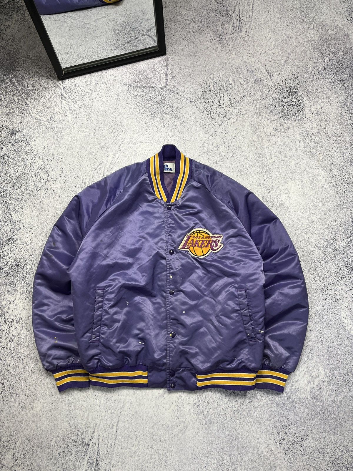 Vintage Chalk Line NBA Los Angeles Lakers Bomber Jacket USA
