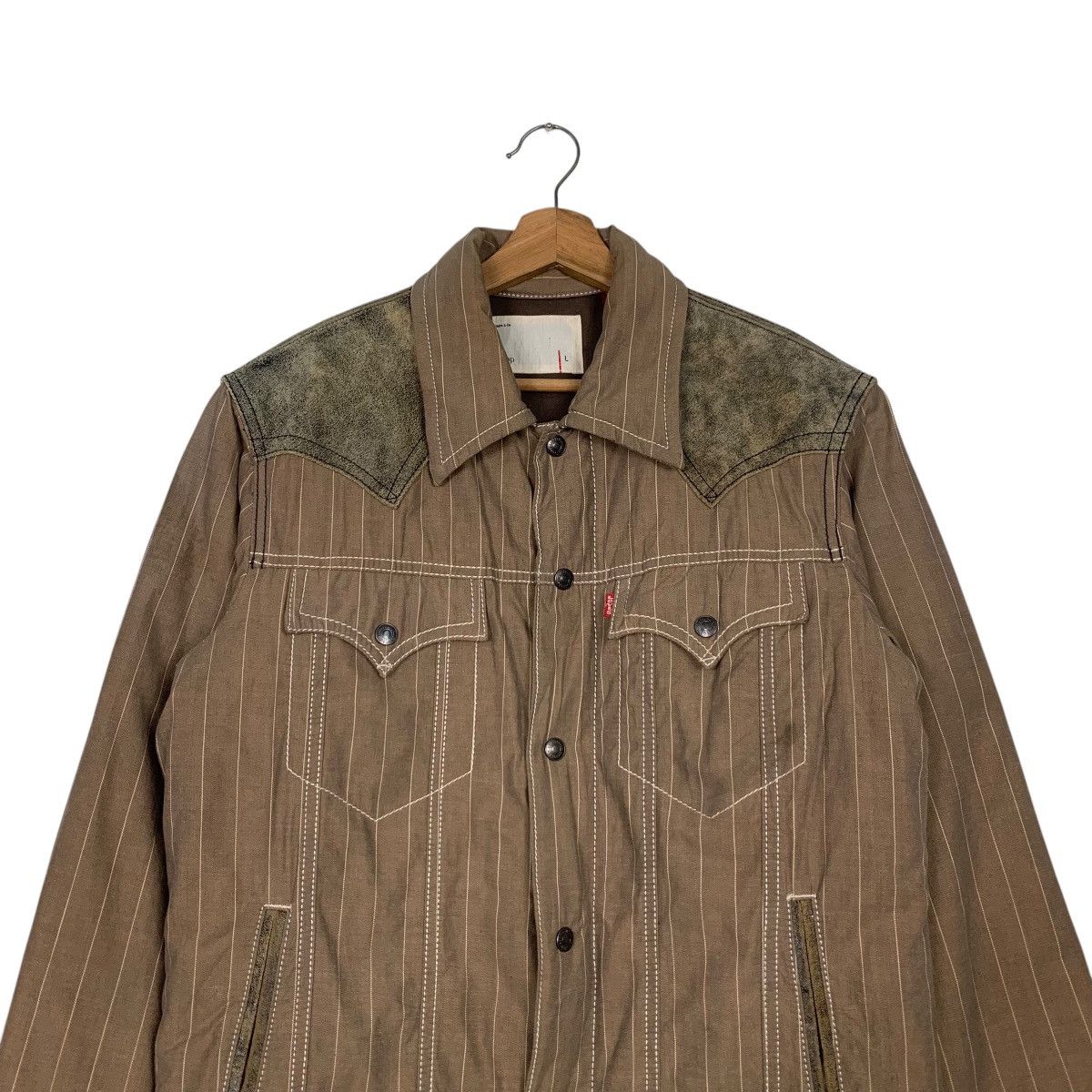 Levi's LEVIS REDLOOP 4 Pocket Striped Western Jacket #2517-C114 Size US L / EU 52-54 / 3 - 2 Thumbnail