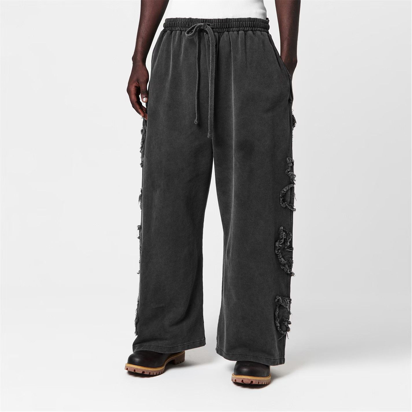 Acne Studios o1g2r1mq0825 Acne Goth Sweatpants & Joggers in Black Size US 32 / EU 48 - 3 Thumbnail