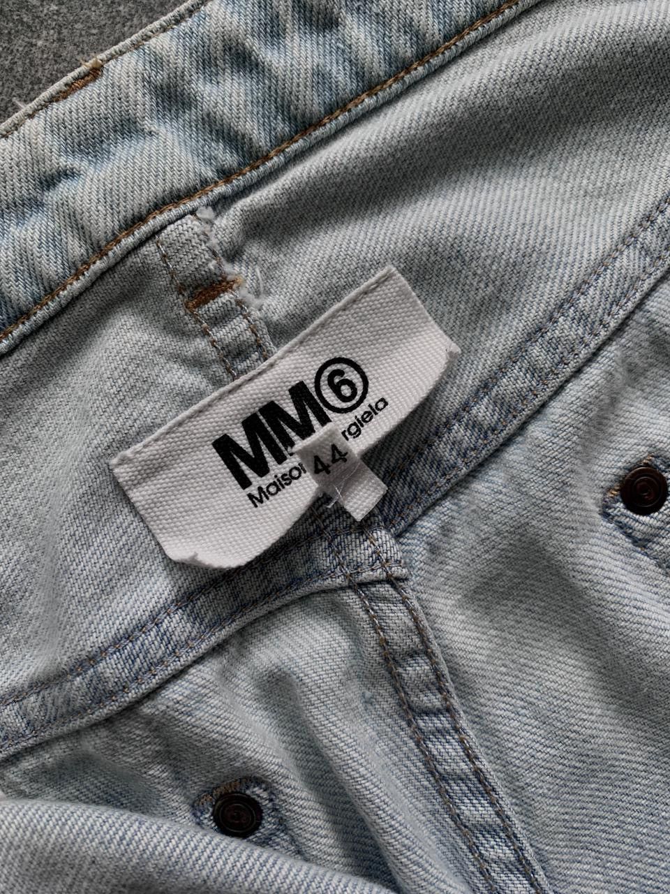Maison Margiela FREE TAX! MM6 Flared Light Wash Denim Jeans Size US 29 - 14 Thumbnail