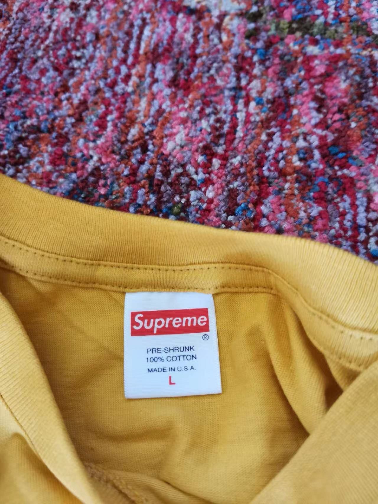 Supreme NEVER WORN* Supreme FW17 Gonz Tee Mustard Size US L / EU 52-54 / 3 - 4 Thumbnail