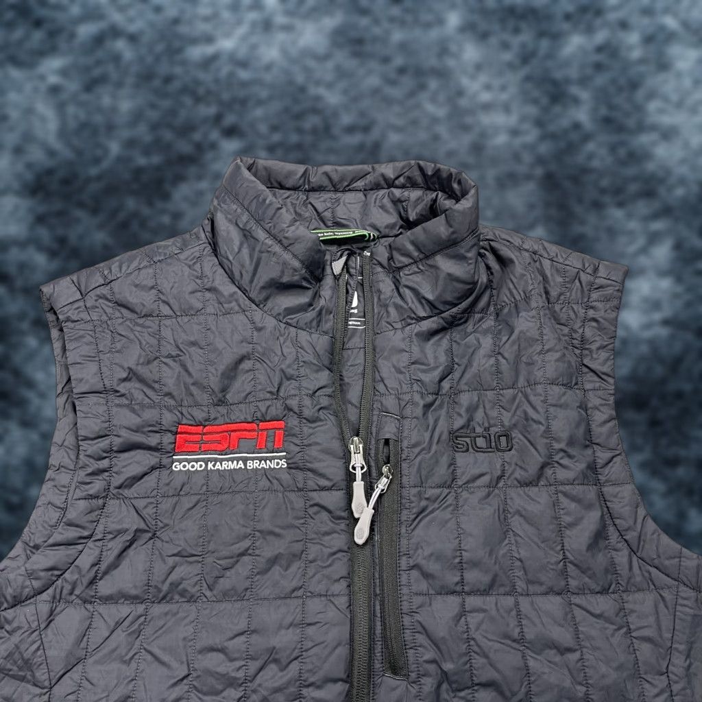 Logo 7 Stio Vest Mens L Black Azura Primaloft Puffer Full Zip Logo Lightweight Size US L / EU 52-54 / 3 - 1 Thumbnail