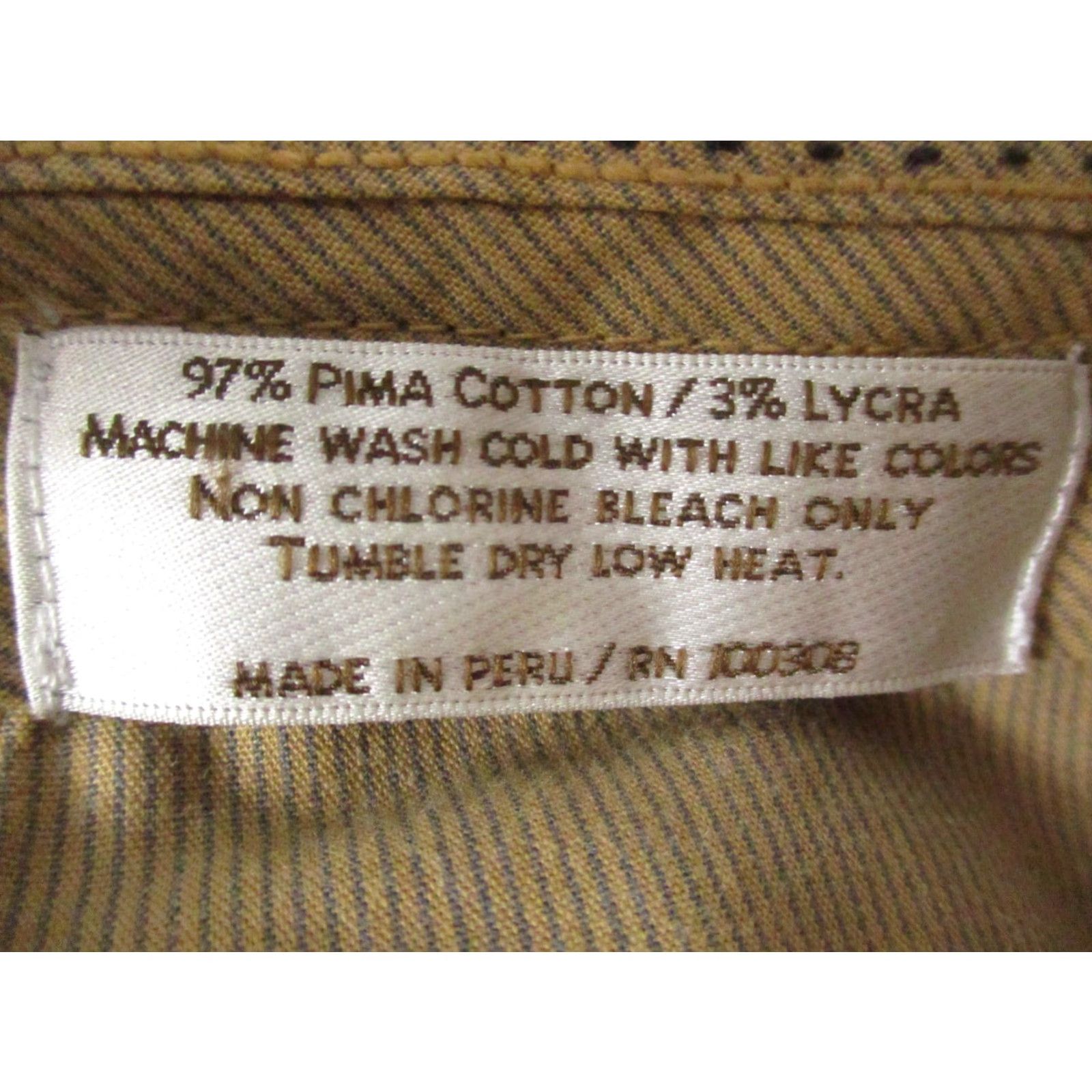 Peter Millar Peter Millar Corduroy Pants 33x31 Stretch Men's Chino Pants Brown Cotton Regular Straight Rise High Vintage No Medicine Size US 33 - 4 Thumbnail