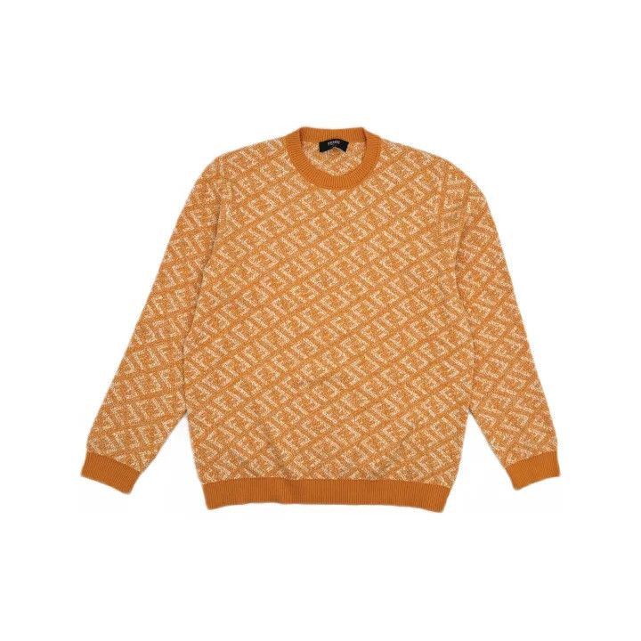 Fendi Fendi Logo Knit Sweater for Men in Orange -2507 Size US L / EU 52-54 / 3 - 2 Thumbnail