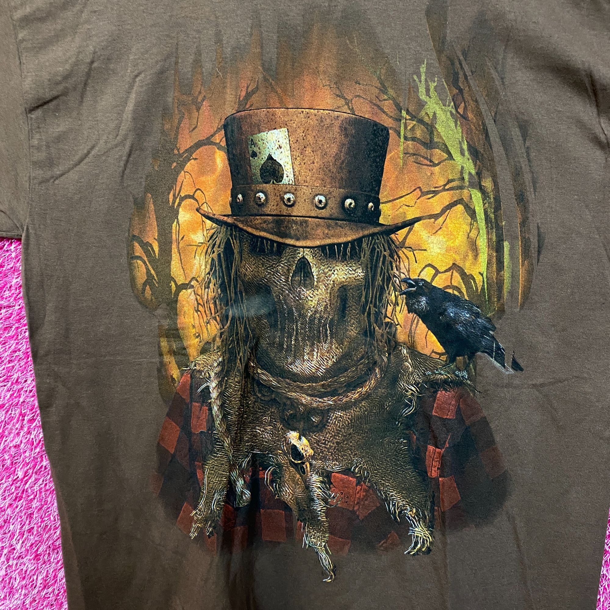 Other Scarecrow Horror Brown Tshirt size Extra Large Size US XL / EU 56 / 4 - 2 Thumbnail