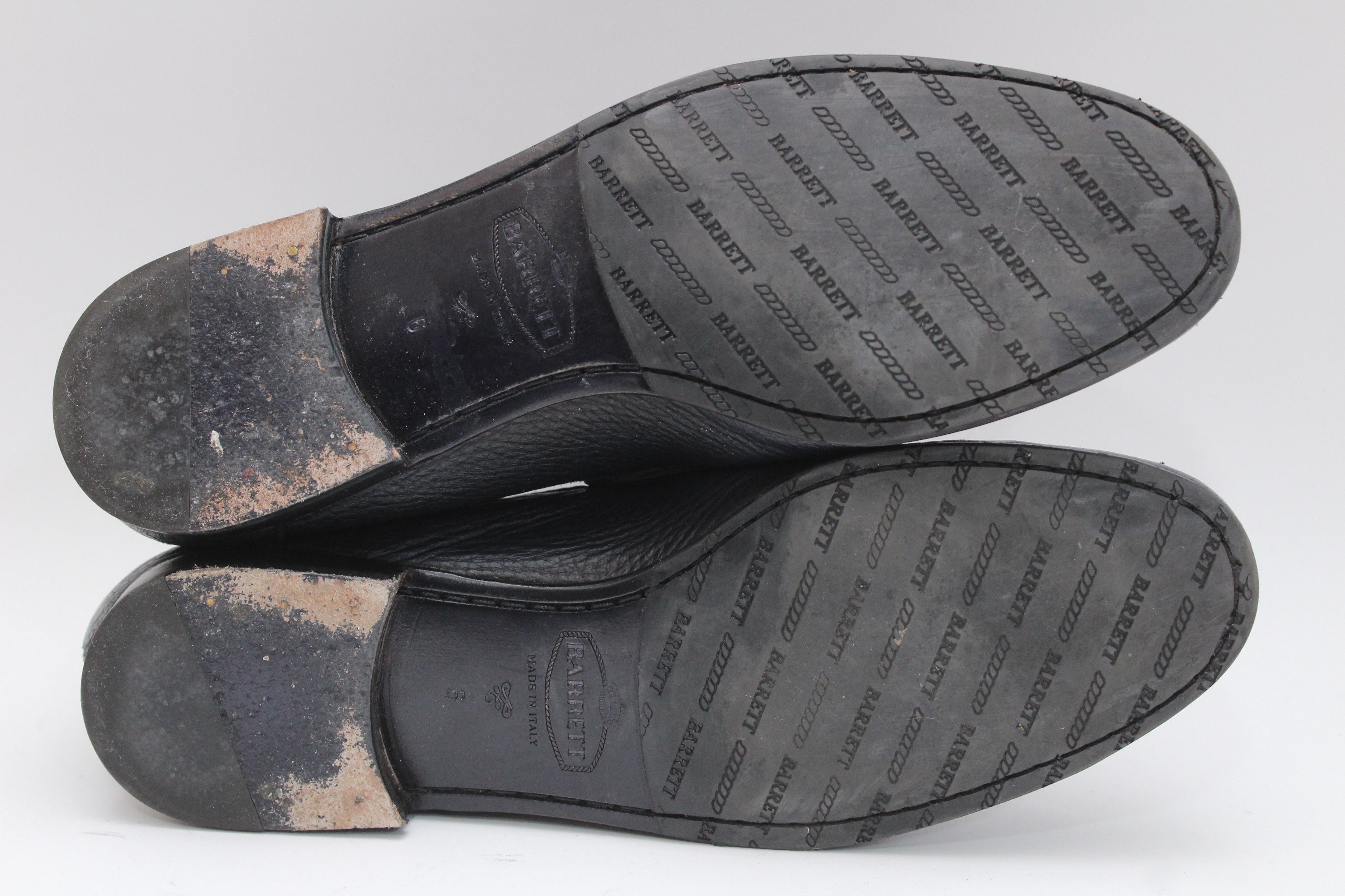 Barrett Barrett Black Grain Leather Braided Loafers - Size UK 6 Size US 7 / EU 40 - 11 Thumbnail
