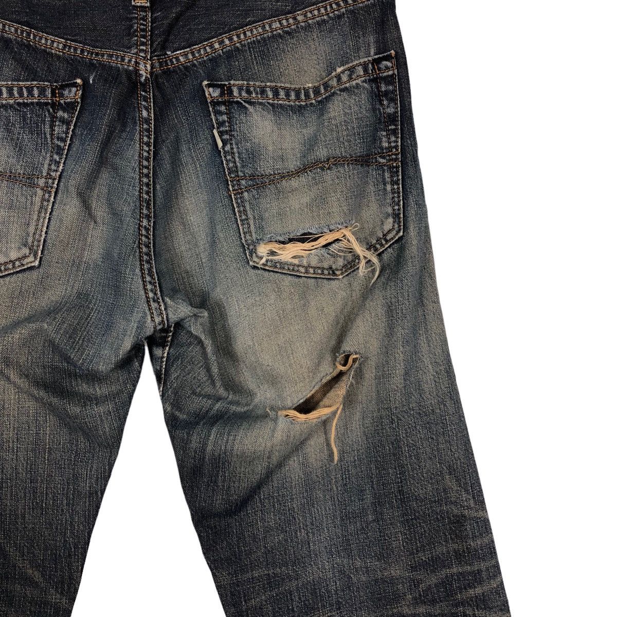 Hysteric Glamour 🔥Crack Evo Distressed Denim Jeans Biker Punk Style Size US 32 / EU 48 - 13 Thumbnail