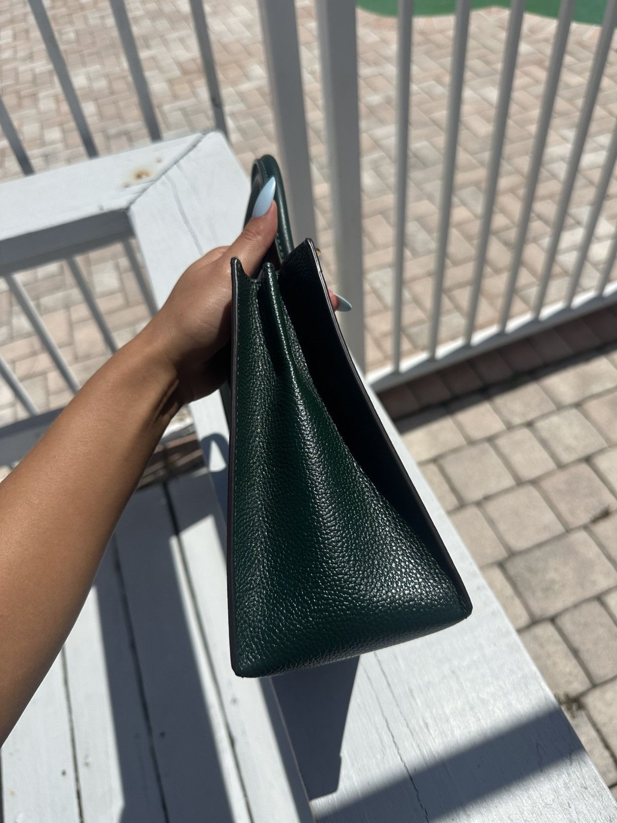 Michael Kors Dark Green Michael Kors Handbag Size ONE SIZE - 4 Thumbnail