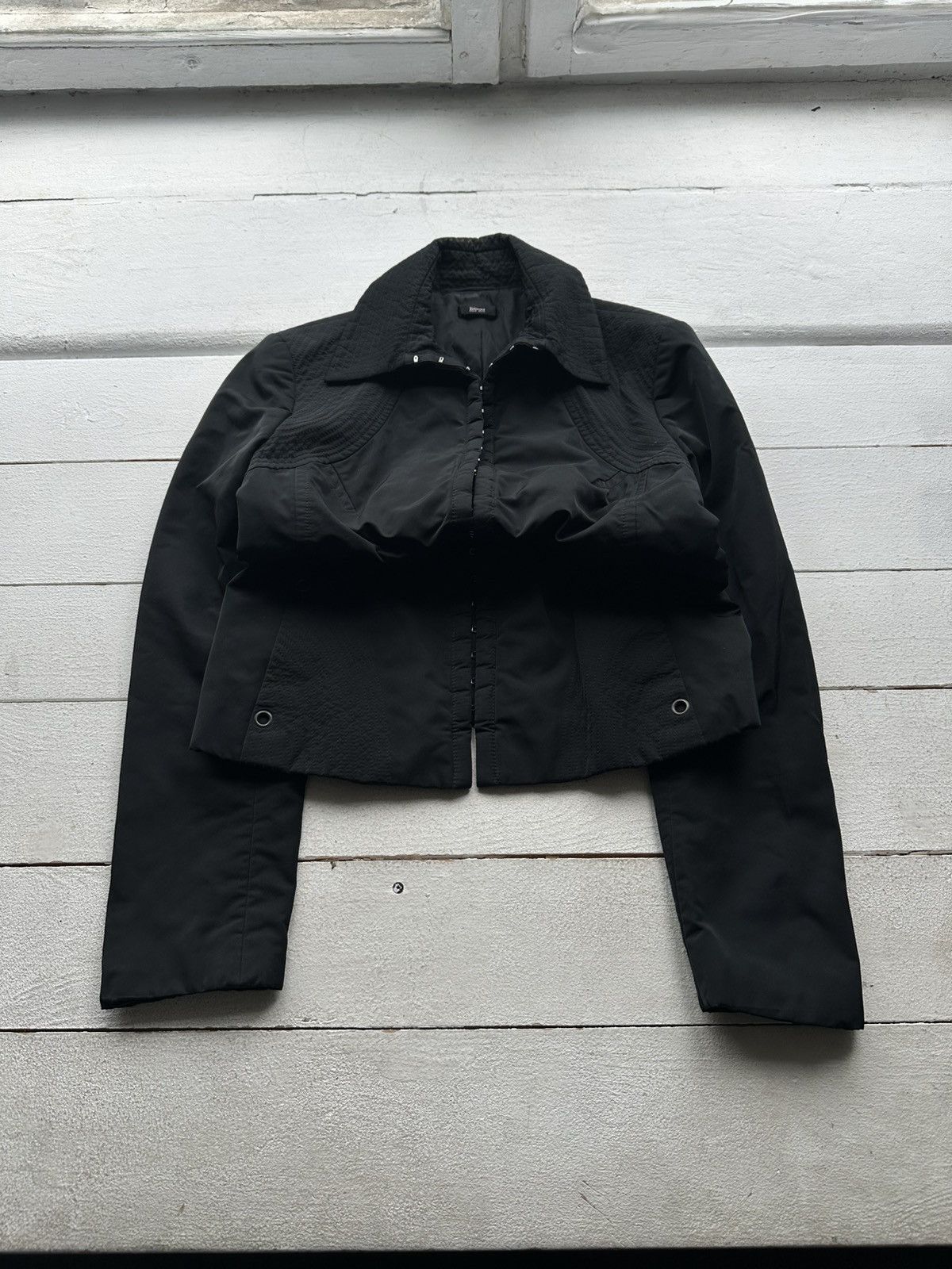 Hugo Boss × Vintage 🚨PRADA STYLE VINTAGE HUGO BOSS WOMEN JACKET Y2K LUXURY Size L / US 10 / IT 46 - 1 Thumbnail