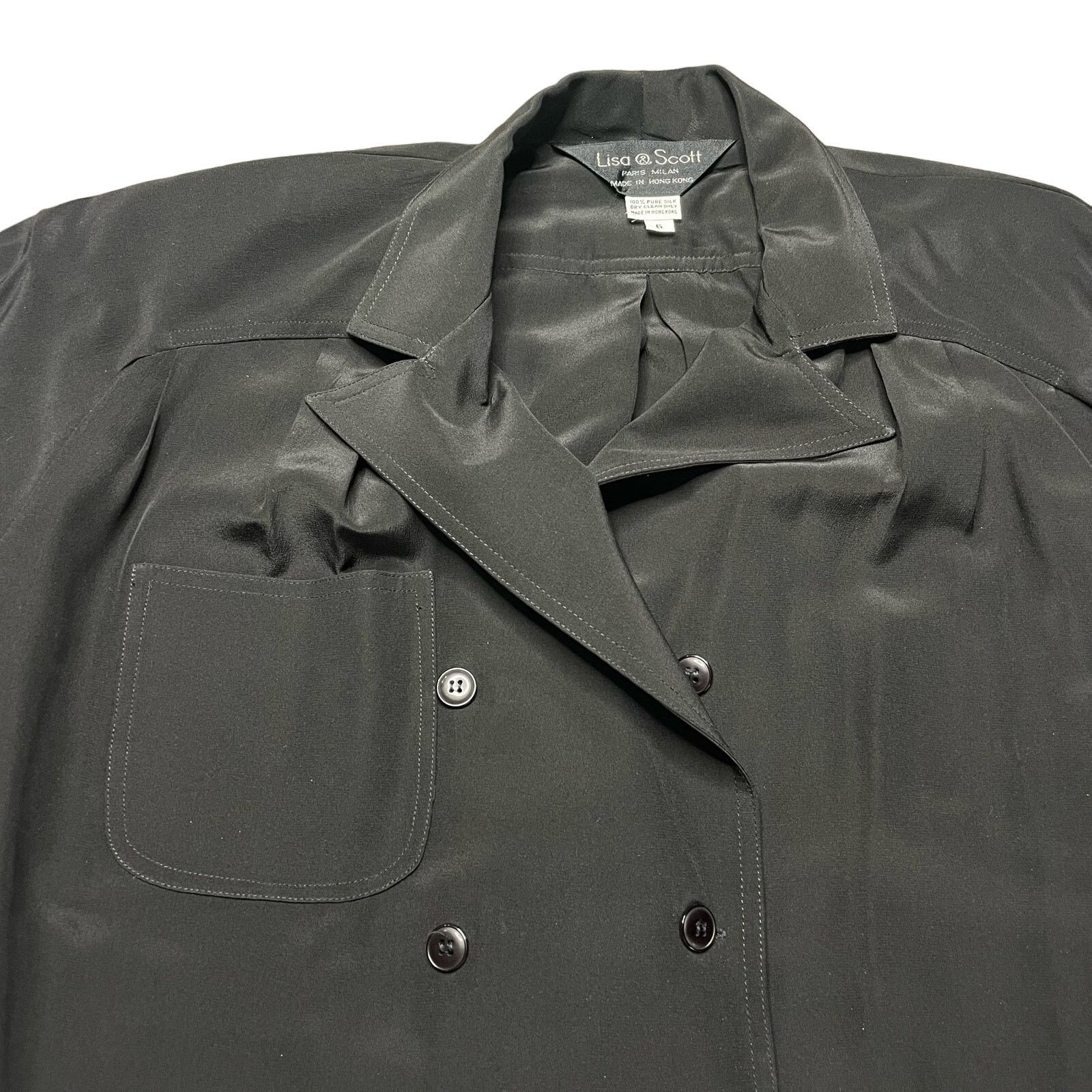 Other Pure Silk Blazer Jacket Size M / US 6-8 / IT 42-44 - 3 Thumbnail