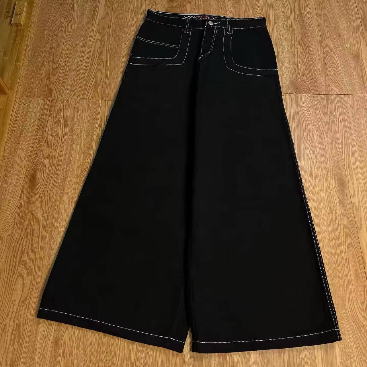 Japanese Brand × Vintage jeans and t-shirt suit with graphic embroidery Size 42L - 2 Thumbnail