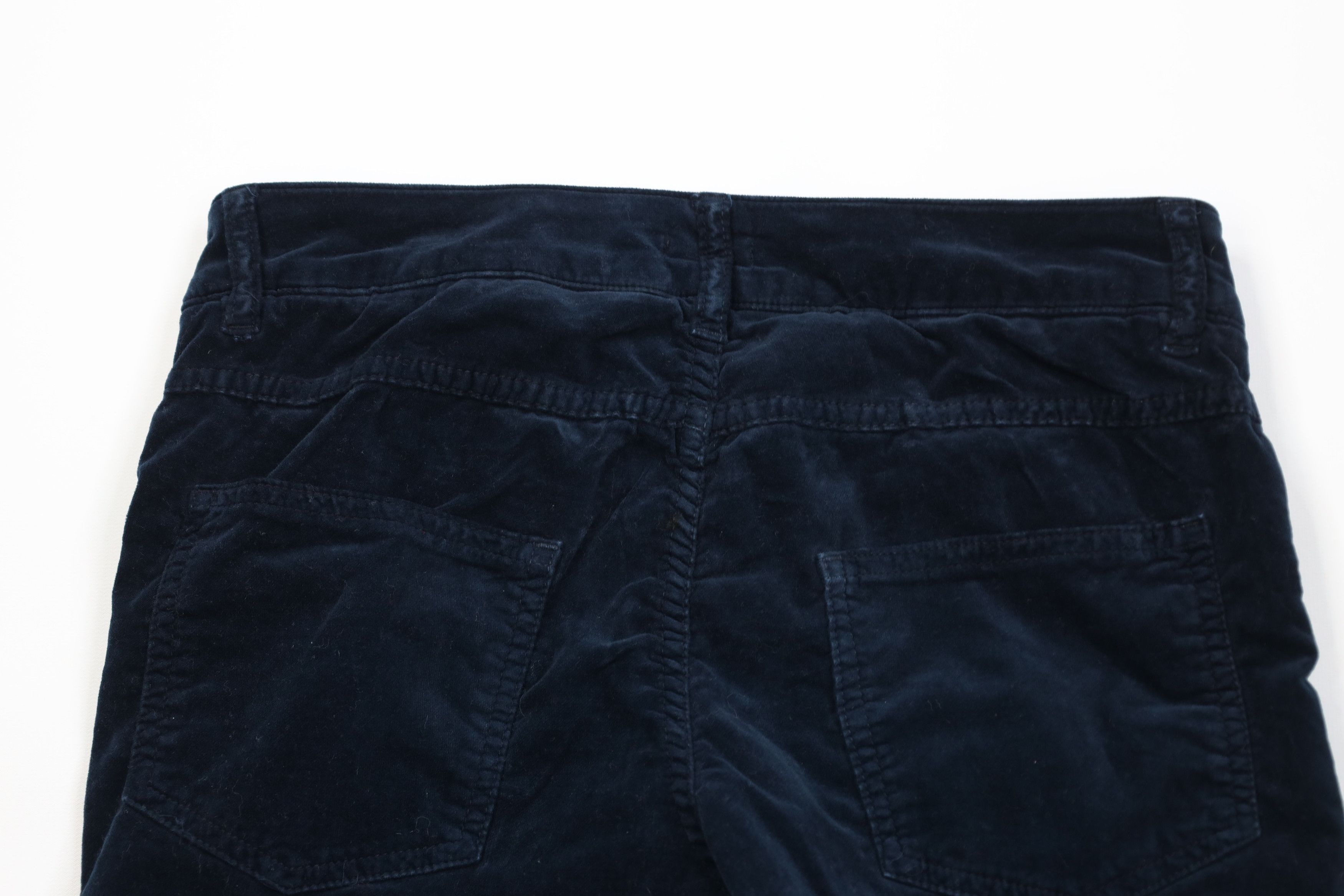 J.McLaughlin Vintage J McLaughlin Skinny Leg Velvet Velour Pants Blue Size 26" / US 2 / IT 38 - 11 Thumbnail