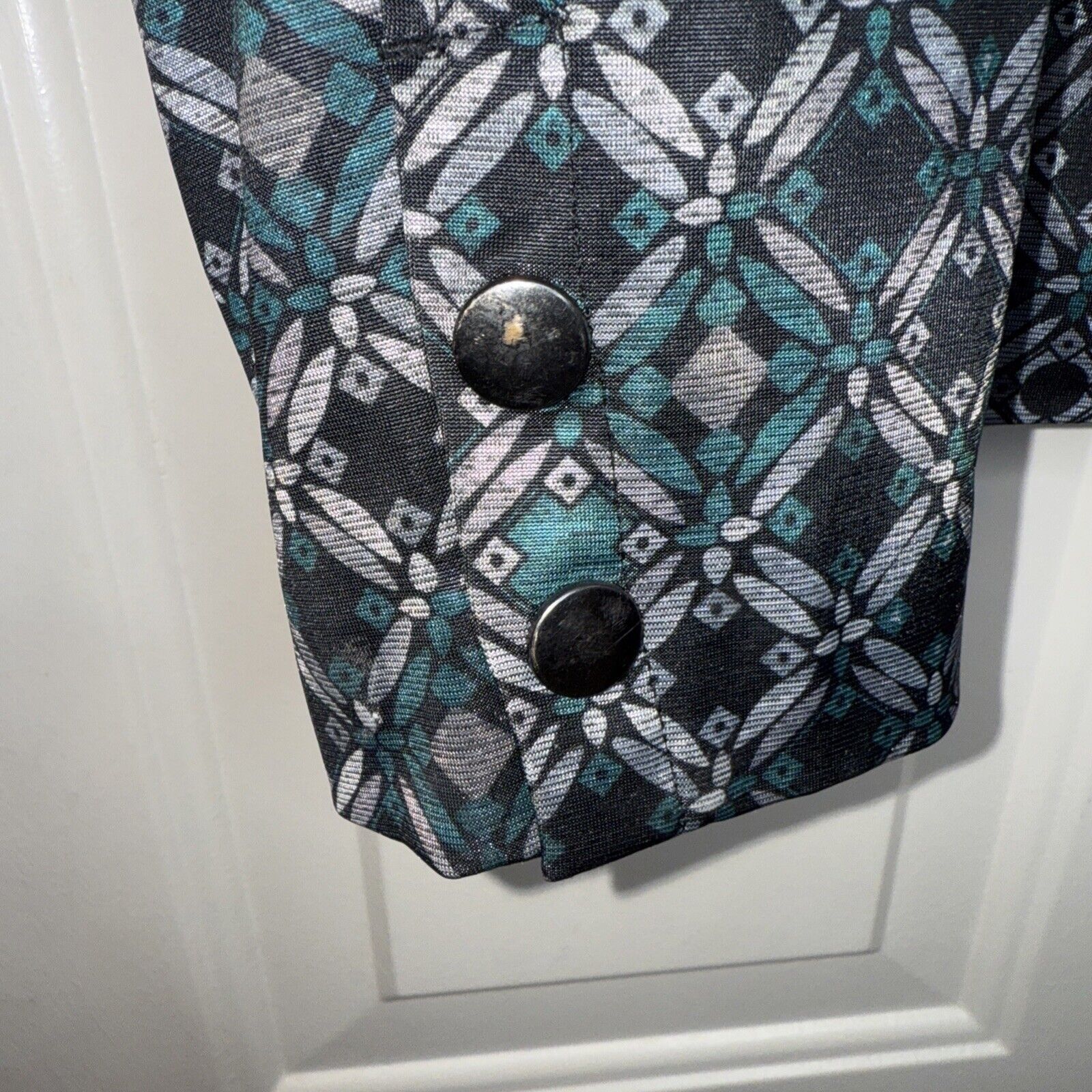 & Other Stories Christopher & Banks Women’s Track Jacket Black Green Size L / US 10 / IT 46 - 5 Thumbnail